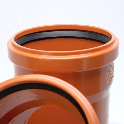 Тройник 125 45 град., для наружной канализации - фото 3