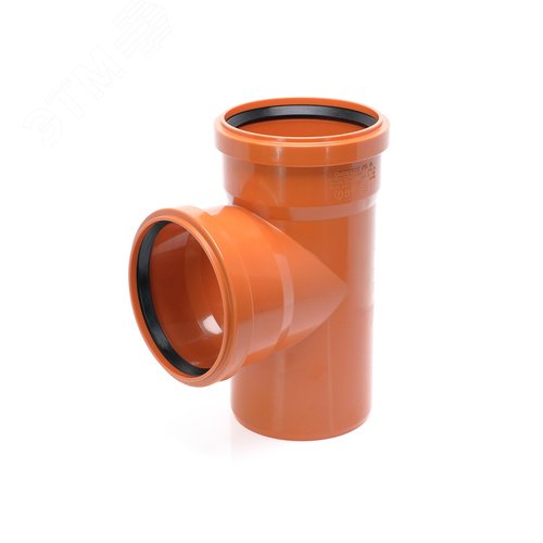 Изображение товара Тройник 125 87 град., для наружной канализации (шт)