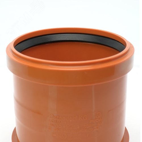 Муфта 125 мм двухраструбная, для наружной канализации - фото 3