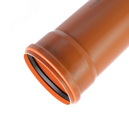 Труба канализационная 160x4000 мм KGEM SN4 ПВХ наружная - фото 1