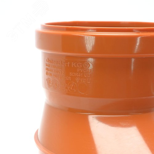 Переход 160х110 эксцентрический, для наружной канализации - фото 4