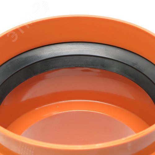 Переход 160 мм ПВХ на гладкий конец бетонной трубы, для наружной канализации - фото 3
