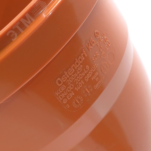 Отвод 200 45 град., для наружной канализации - фото 4