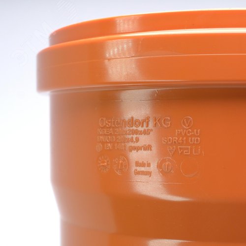 Тройник 200 45 град., для наружной канализации - фото 4