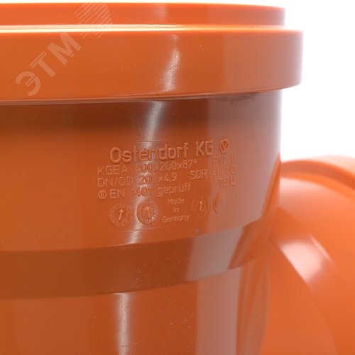 Тройник 200 87 град., для наружной канализации - фото 4