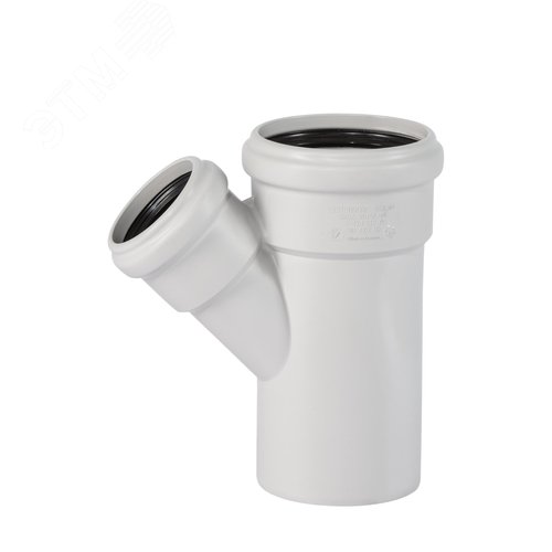 Тройник 90х50 45 град, для бесшумной канализации - фото 1