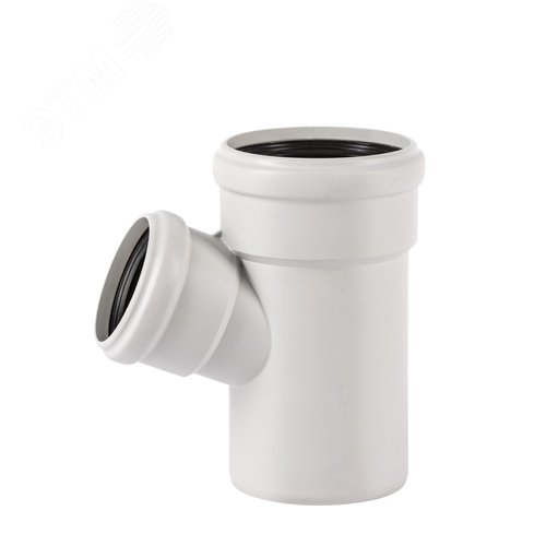 Тройник 110х75 67 град, для бесшумной канализации - фото 1