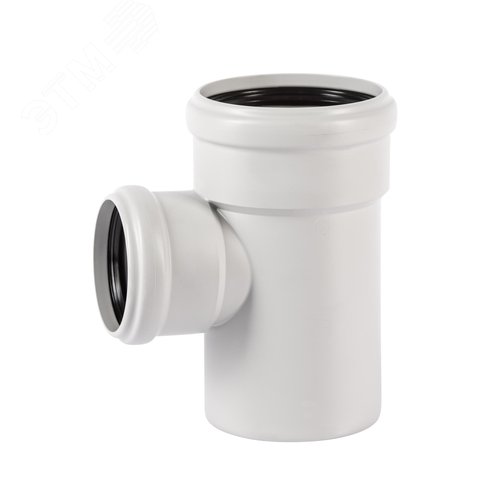 Тройник 110х75 87 град, для бесшумной канализации - фото 1
