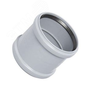 Муфта 50 мм двухраструбная, для бесшумной канализации - фото 2