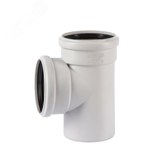 Тройник 125 87 град, для бесшумной канализации - фото 1