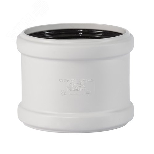 Муфта 125 мм ремонтная, для бесшумной канализации - фото 1