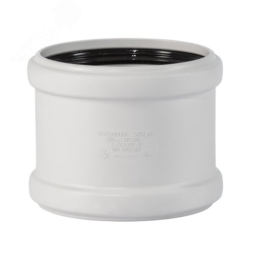 Изображение товара Муфта 125 мм двухраструбная, для бесшумной канализации (шт)