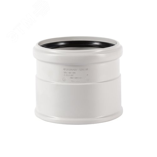 Муфта 160 мм насадная, с уплотнительной манжетой, для бесшумной канализации - фото 1