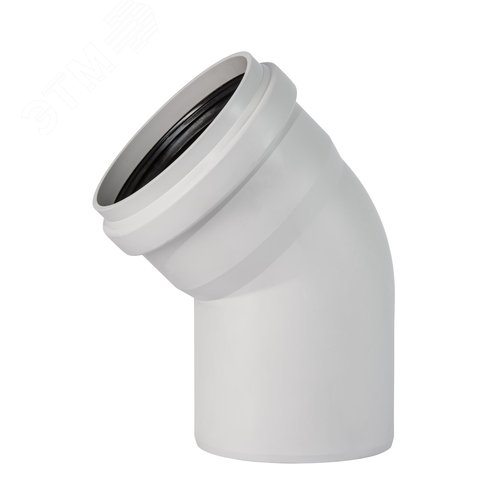 Изображение товара Отвод 200 45 град, для бесшумной канализации (шт)
