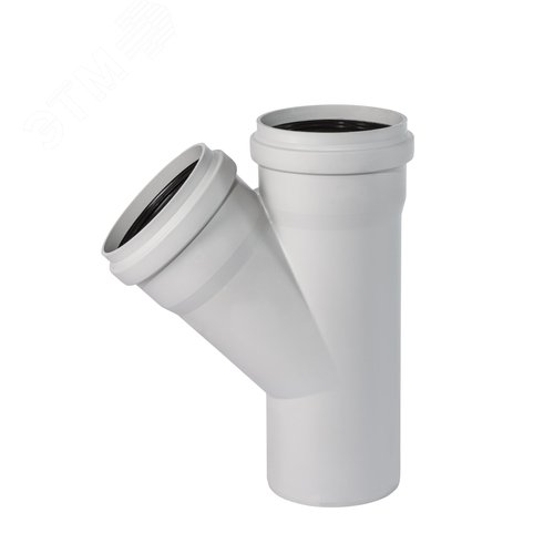 Изображение товара Тройник 200 45 град, для бесшумной канализации (шт)