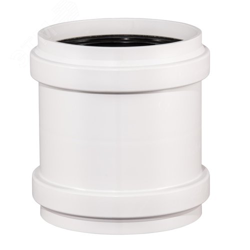 Муфта 200 мм двухраструбная, для бесшумной канализации - фото 1