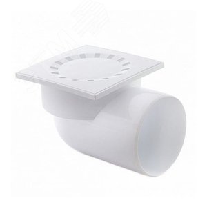 Изображение товара Трап горизонтальный 150х150 ПП для внутренней канализации 110 мм с затвором (шт)