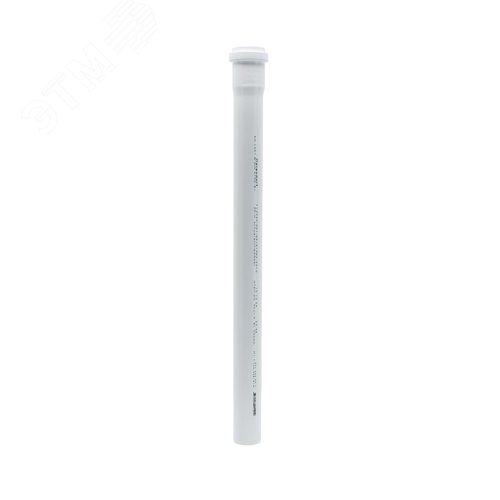 Труба канализационная 40x500 мм НТЕМw однораструбная, белая - фото 2