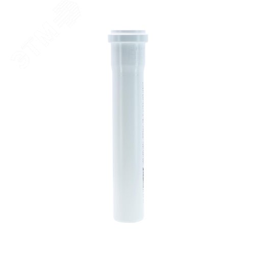 Труба канализационная 50x250 мм НТЕМw однораструбная, белая - фото 2