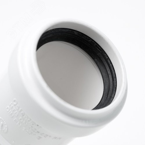 Отвод 32 45 град, для внутренней канализации, белый - фото 3