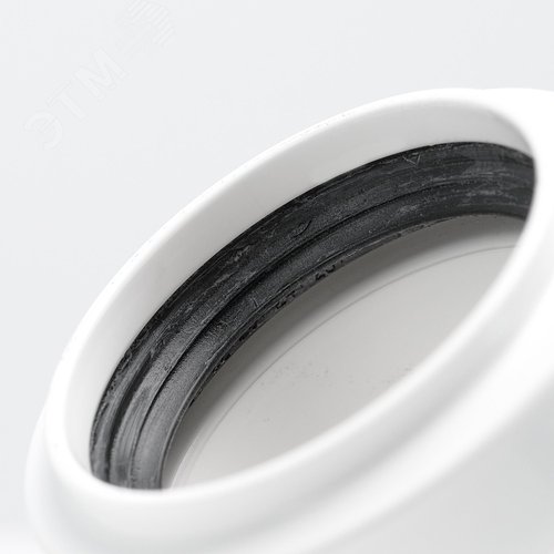 Отвод 40 45 град, для внутренней канализации, белый - фото 3