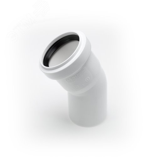 Изображение товара Отвод 50 30 град, для внутренней канализации, белый (шт)