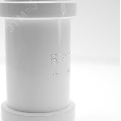 Муфта 50 мм ремонтная, канализационная, белая - фото 4