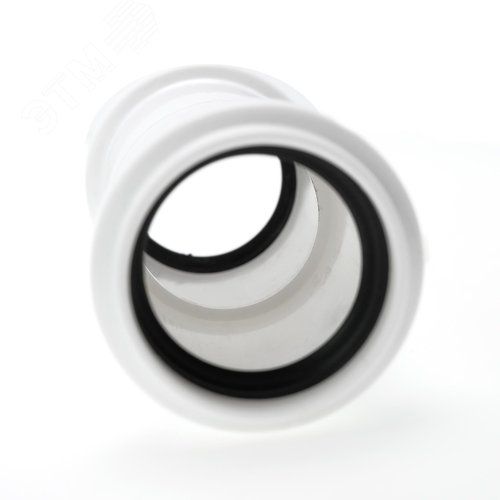 Муфта 32 мм двухраструбная, канализационная, белая - фото 5