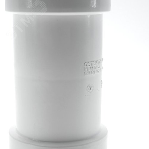 Муфта 50 мм двухраструбная, канализационная, белая - фото 4