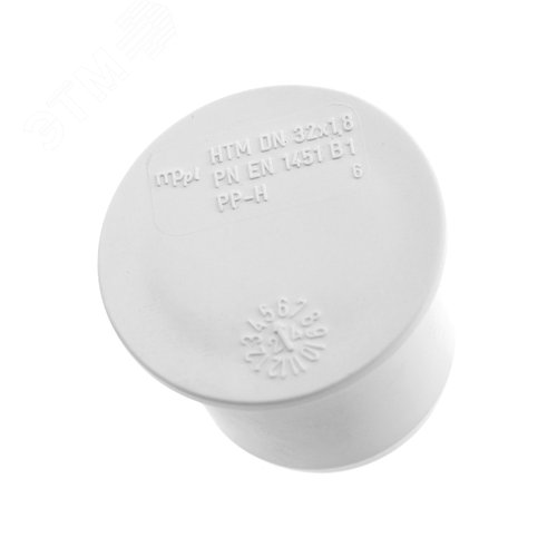 Заглушка 32 мм ремонтная, для внутренней канализации, белая - фото 3