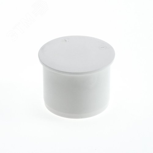 Заглушка 40 мм для внутренней канализации, белая - фото 1