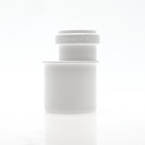 Редукция 50х32 для внутренней канализации, белая - фото 2