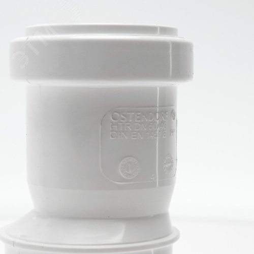 Редукция 50х40 для внутренней канализации, белая - фото 4