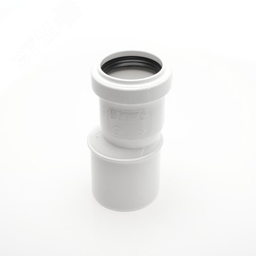 Изображение товара Редукция 50х40 для внутренней канализации, белая (шт)