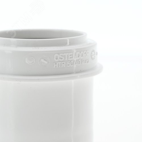 Редукция 50х40 короткая, для внутренней канализации, белая - фото 4