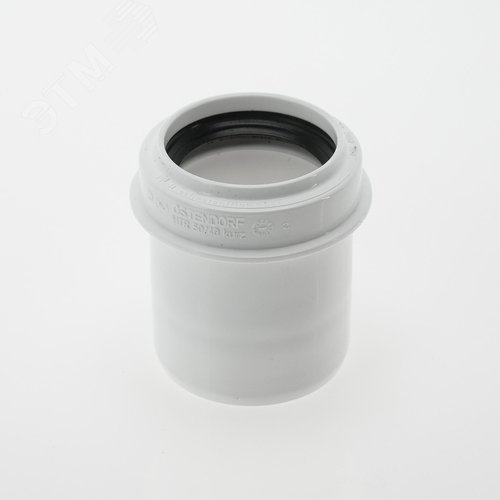 Редукция 50х40 короткая, для внутренней канализации, белая - фото 1