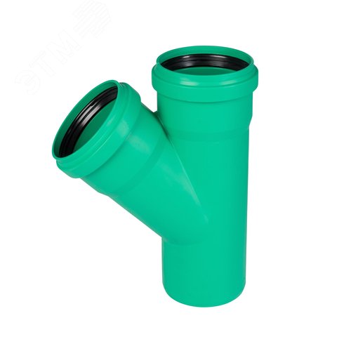 Тройник 110 45 град., ливневой канализации - фото 1