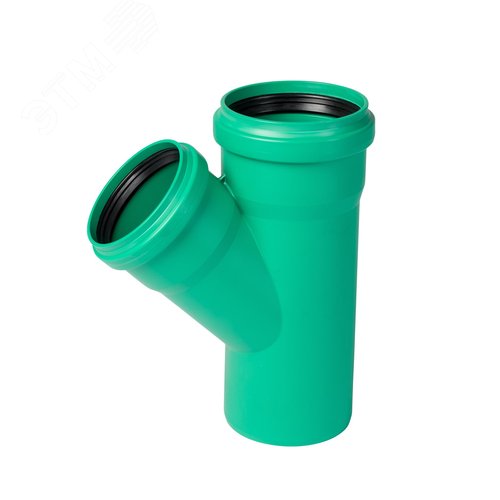 Тройник 125х110 45 град., ливневой канализации - фото 1