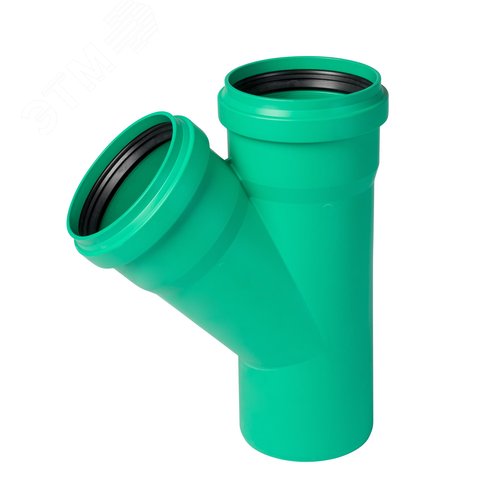 Изображение товара Тройник 125 45 град., ливневой канализации (шт)