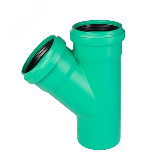 Тройник 160 45 град., ливневой канализации - фото 1