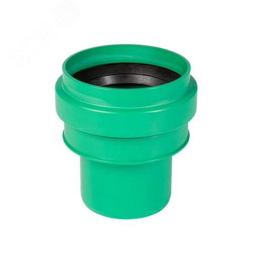 Переход 160 мм ПП на гладкий конец бетонной трубы с уплотнением, для наружной канализации - фото 2