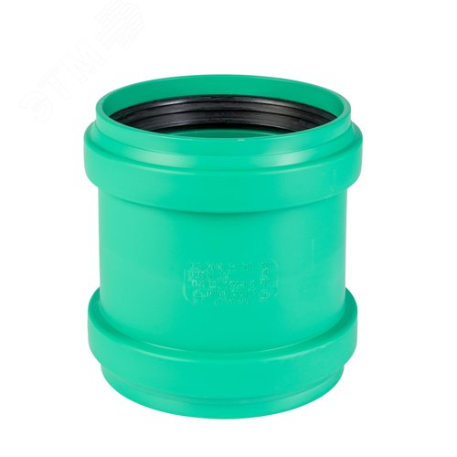 Муфта 160 мм двойная, ливневой канализации - фото 1