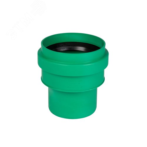 Переход 160 мм ПП на гладкий конец бетонной трубы с уплотнением, для наружной канализации - фото 1