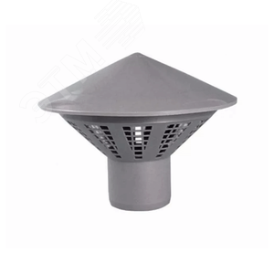 Изображение товара Зонт 50 вентиляционный, для внутренней канализации, серый (шт)