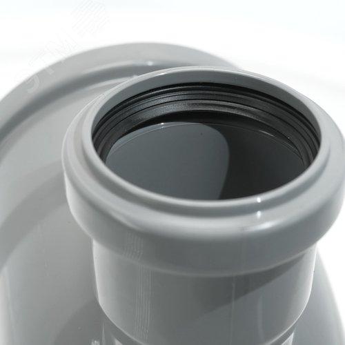 Отвод 110 90 град, с выходом 50 правый - фото 4