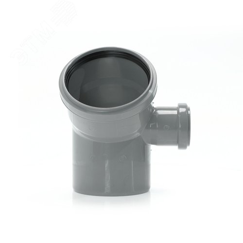 Отвод 110 45 град, с выходом 50 правый - фото 2