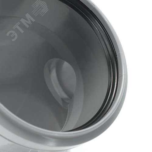 Отвод 110 45 град, с выходом 50 правый - фото 3