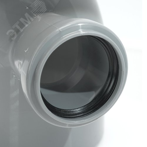 Отвод 110 45 град, с выходом 50 правый - фото 4