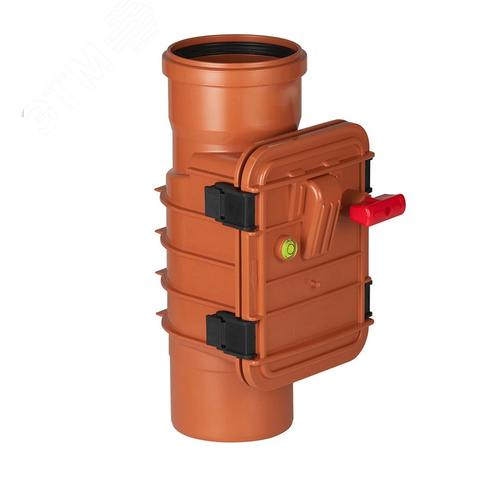 Изображение товара Клапан обратный 110 мм для наружной канализации (шт)