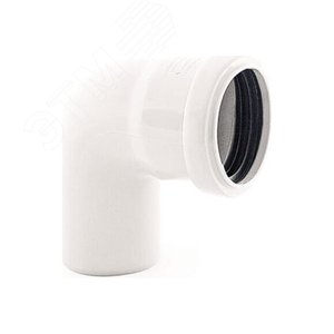 Изображение товара Отвод 40 87 град, для внутренней канализации, белый (шт)